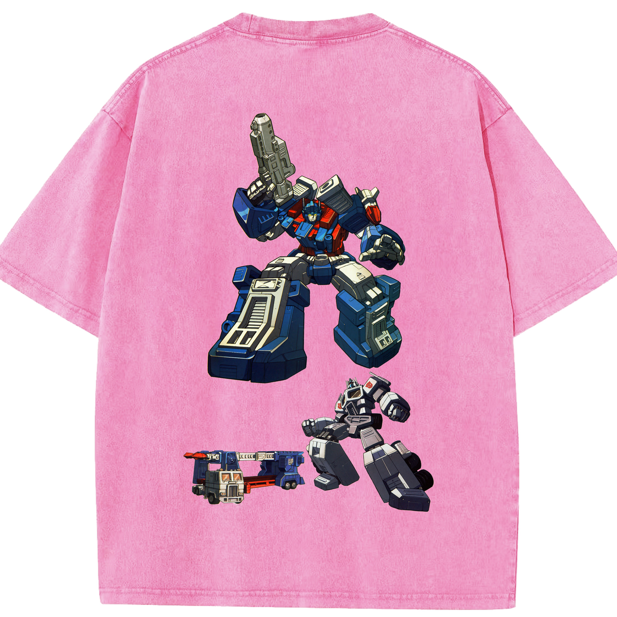 （画像用）  綿100% ヴィンテージ風 半袖Tシャツ（背面プリント）